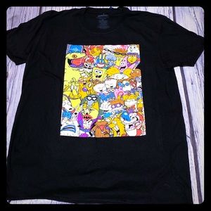 NWT: Nickelodeon BEST characters t shirt Men’s XL